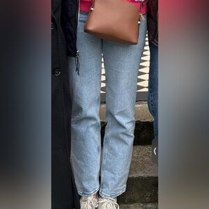 Abercrombie & Fitch Light Blue Ankle Straight Jeans size 29/8L